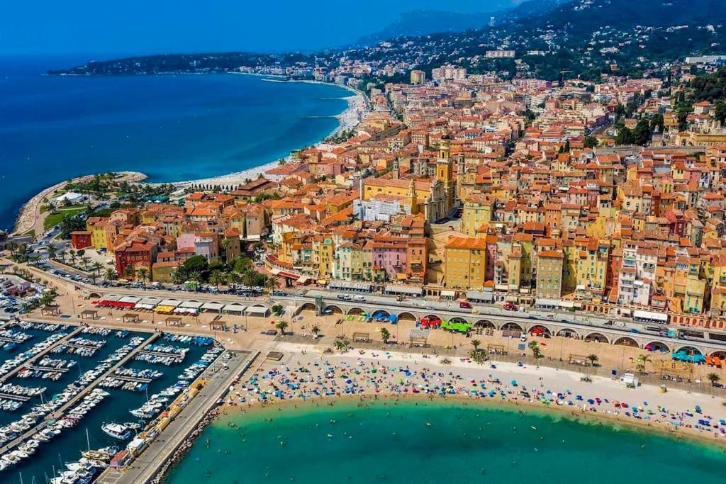 Menton Carre D'Or - Private Garage Apartment Exterior photo